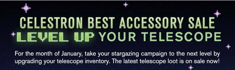 Celestron’s Best Accessory Sale 