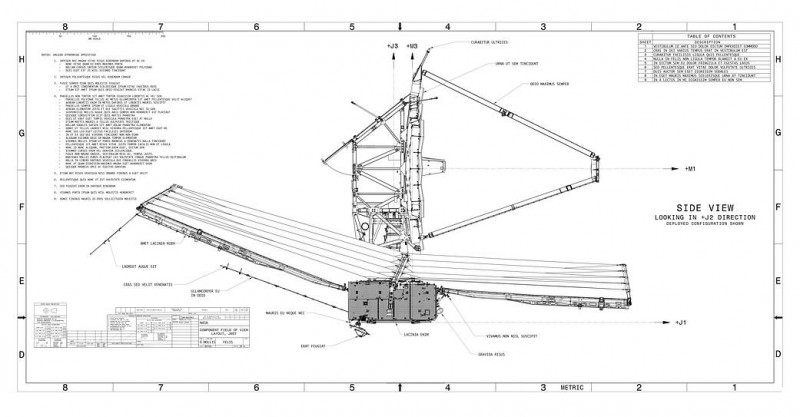 Image of the Day: Blueprints of the James Webb Space Telescope