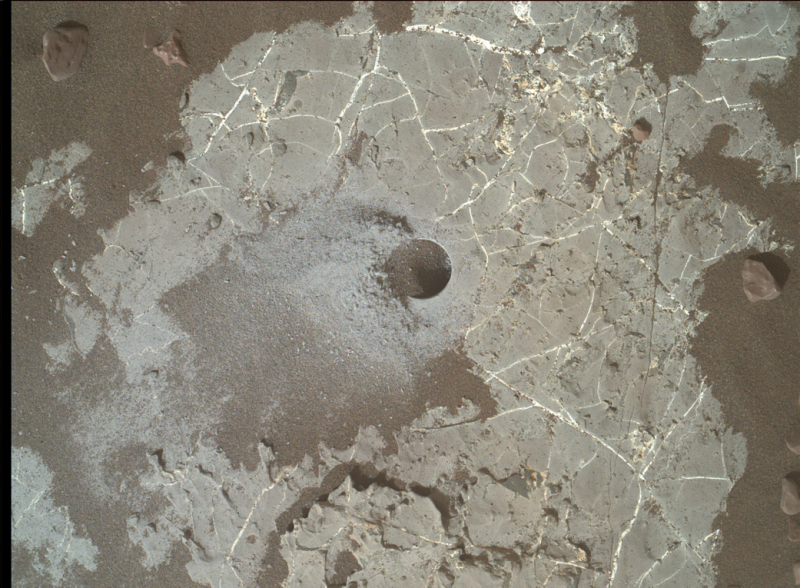 Image of the Day: Drilling Holes on the Red Planet